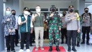  Panglima TNI Tinjau Dua Lokasi Pelaksanaan Isolasi Terpusat Di Bandung